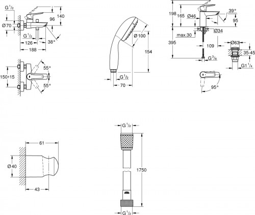 Grohe Start UA303301SQ