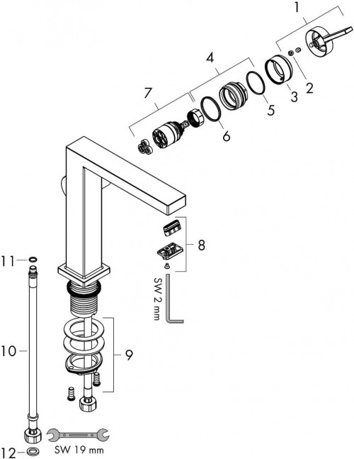 Hansgrohe Tecturis E 73041000