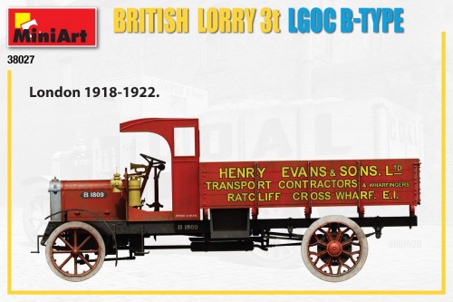 MiniArt British Lorry 3t LGOC B-type (1:35)