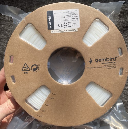 Gembird 3DP-PLA1.75-01-NAT