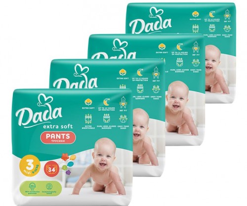 Dada Extra Soft Pants 3 / 136 pcs