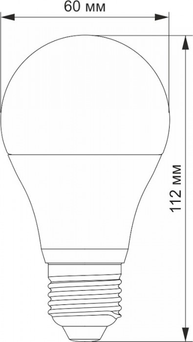 Videx A60e Dimmable 10W 4100K E27