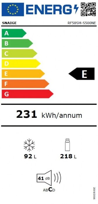 Snaige RF58SM-S500NE