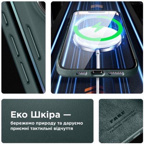 ArmorStandart Fake Leather Case for iPhone 15 Pro