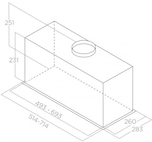 Elica Fold BL/MAT/A/52