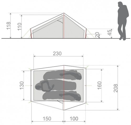 Vaude Lizard Seamless 2-3P