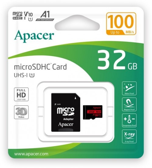 Apacer microSD Class 10 UHS-I + Adapter