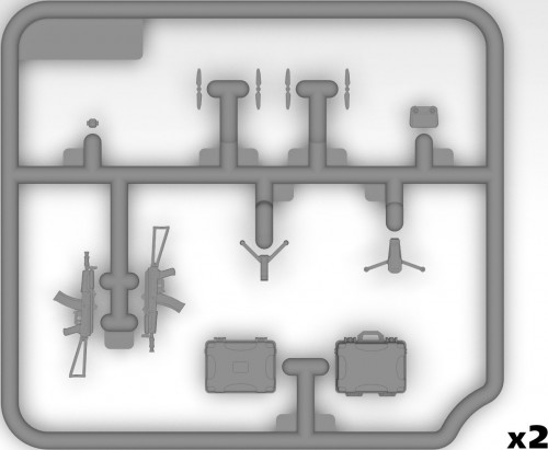 ICM Infantry Weapons and Chevrons (1:35)