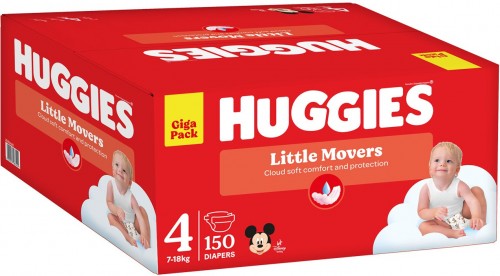 Huggies Little Movers 4 / 150 pcs
