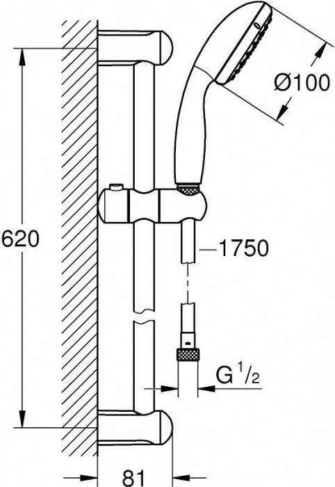 Grohe BauLoop UA26129002N