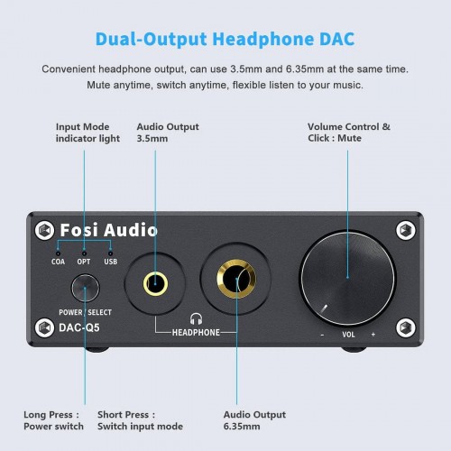 Fosi Audio DAC-Q5