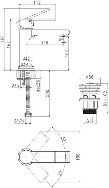 Cersanit Brasco S951-227