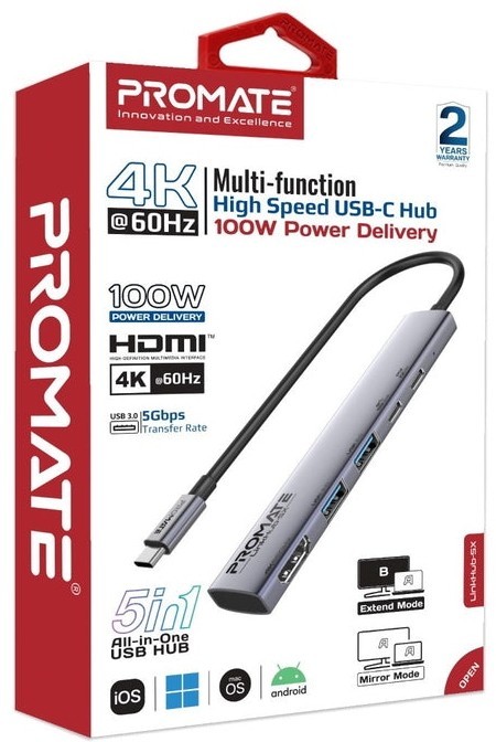 Promate LinkHub-5X