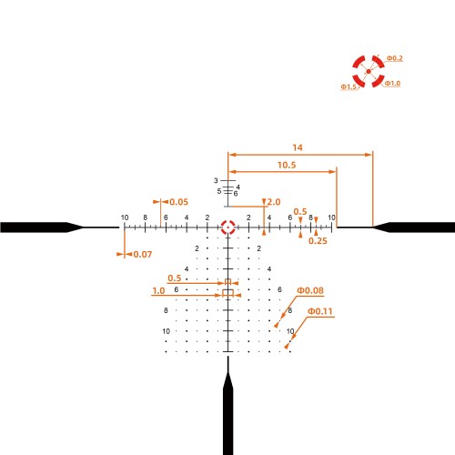 Vector Optics Continental x10 1-10x28 ED VET-CTR FFP