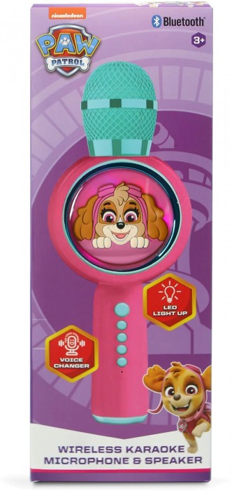 OTL PAW Patrol Skye PopSing LED Light Up Wireless Karaoke