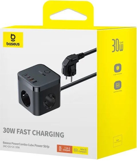 BASEUS PowerCombo 3AC+2U+2C 30W
