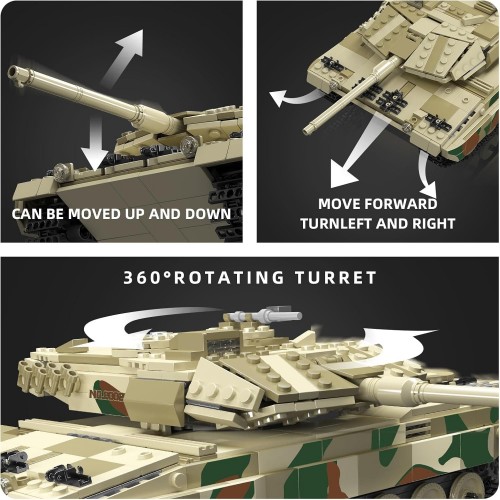 Mould King Leopard 2 Tank 20020