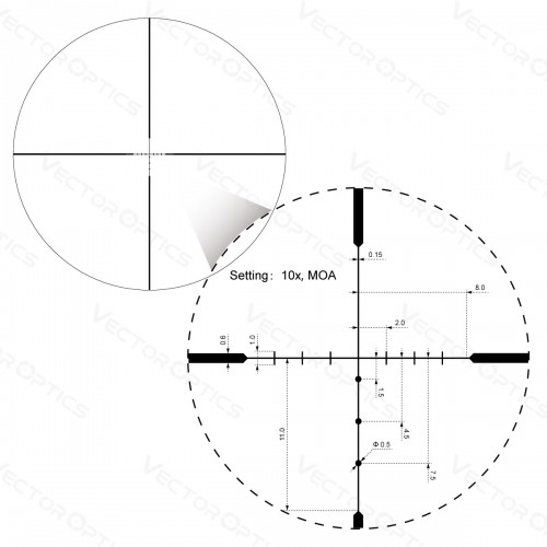 Vector Optics Hugo 3-12x44 VOW-10BDC