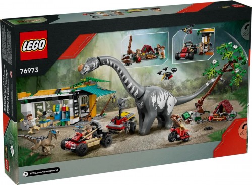 Lego Raptor and Titanosaurus Tracking Mission 76973