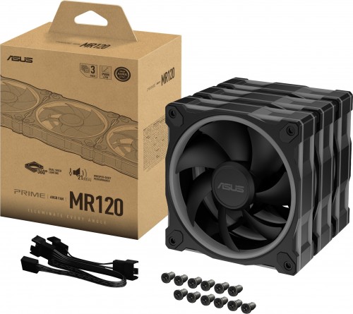 Asus Prime MR120 ARGB Black - Triple Pack
