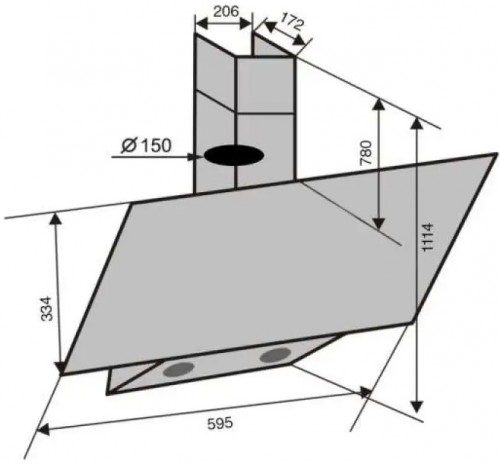 VENTOLUX Mirror 60 MBG 1000 TC MS