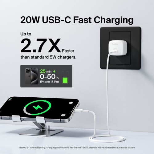 Belkin BoostCharge Compact USB-C Charger 20W