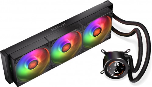KRUX HydroGlance 360 ARGB LCD Black