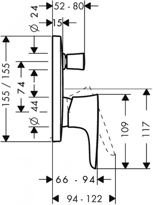 Чертеж с размерами