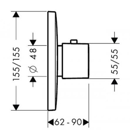 Чертеж с размерами