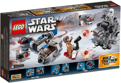 Lego Ski Speeder vs. First Order Walker Microfighters 75195