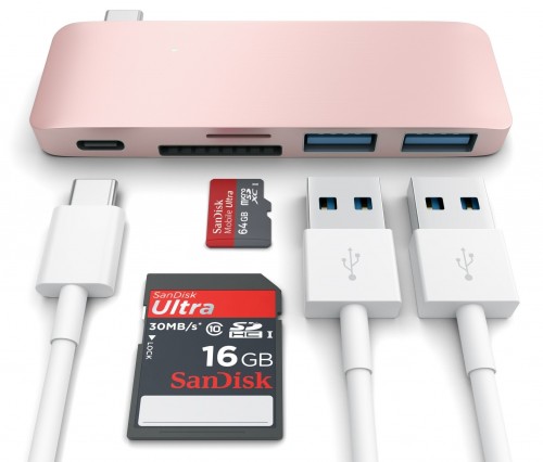 Satechi Type-C USB 3.0 Passthrough Hub