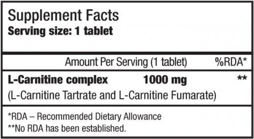 BioTech L-Carnitine 1000 mg 30 tab