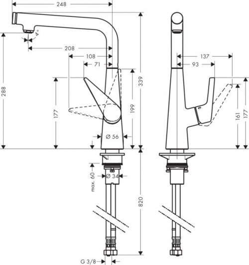 Hansgrohe Talis Select S 72820