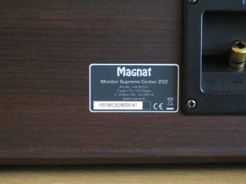 Magnat Monitor Supreme Center 252