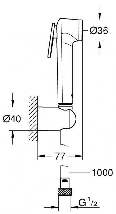 Grohe Tempesta-F Trigger Spray 30 26355