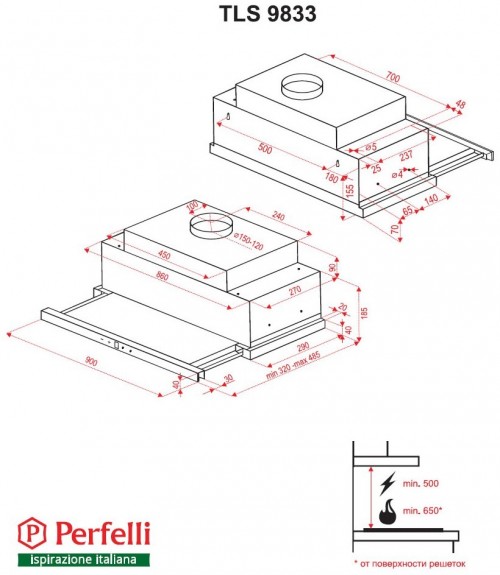 Perfelli TLS 9833 BL LED Stripe