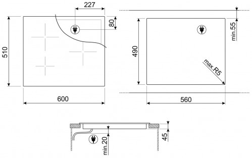 Smeg SI1M7643B