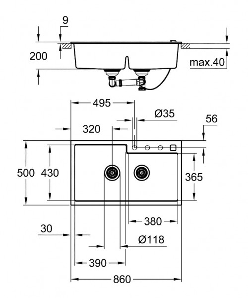 Grohe K500 31649