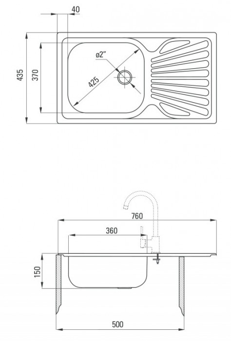 Deante Techno ZMU 3110