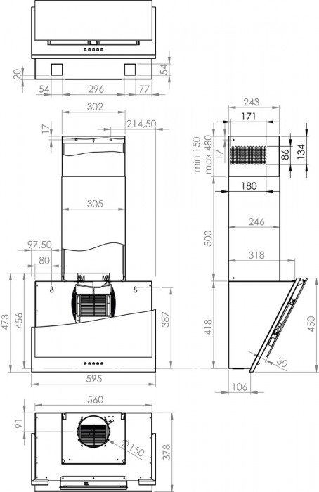 Gorenje WHI 6 SYB черный