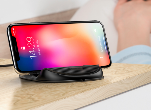 BASEUS Silicone Horizontal Desktop Wireless Charger