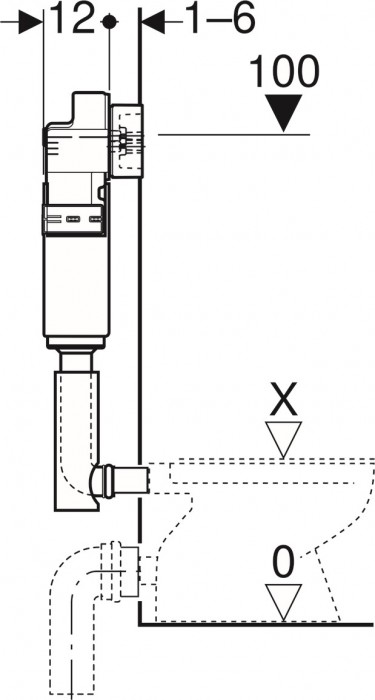 Geberit Delta 109.100.00.1 WC