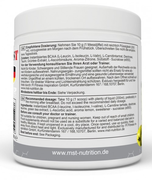 MST L-Carnitine plus Amino 300 g