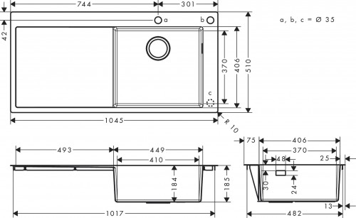 Hansgrohe S71 S717-F450 43307