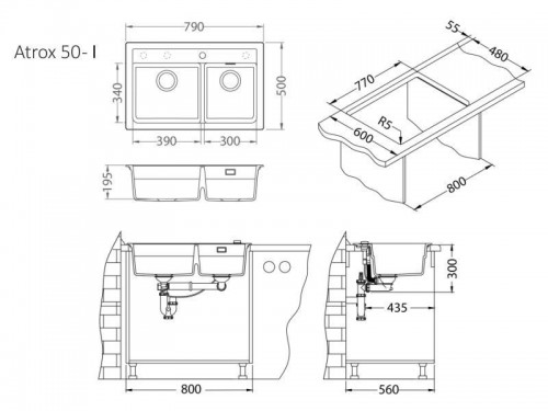 Alveus Atrox 50