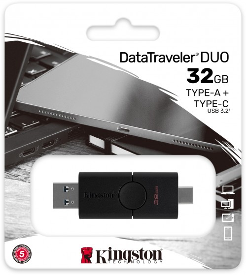 Упаковка Kingston DataTraveler Duo 32ГБ