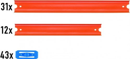 Hot Wheels Track Builder Car and Mega Track Pack