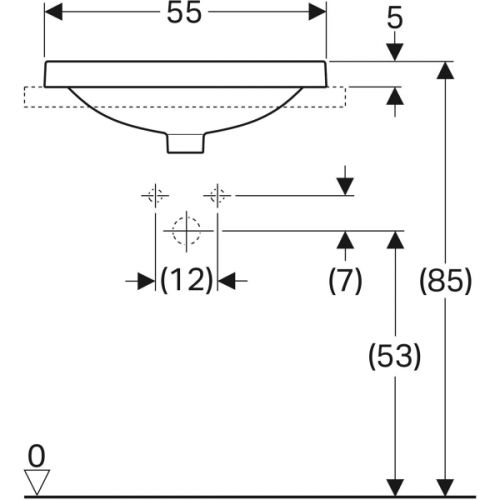 Geberit VariForm 55 500738012