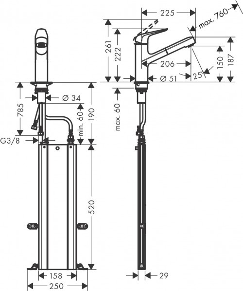 Hansgrohe Focus M42 71829000