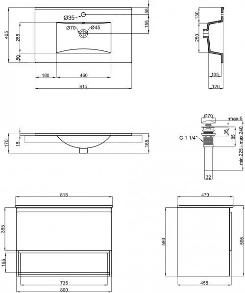 Q-tap Robin 80 QT1372TPB8001WWO